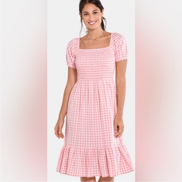 Pink/White gingham dress. Size XL NWOT - Picture 2 of 6